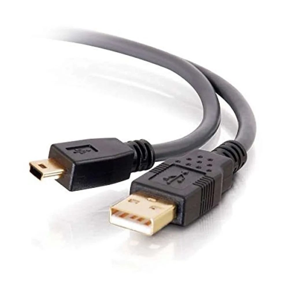 C2G Legrand USB 2.0 A to B Cable, USB Adapter Cable,24 AWG USB Cable, Black USB 2.0 Extension Cable, 16.4 Feet (5 Meters)