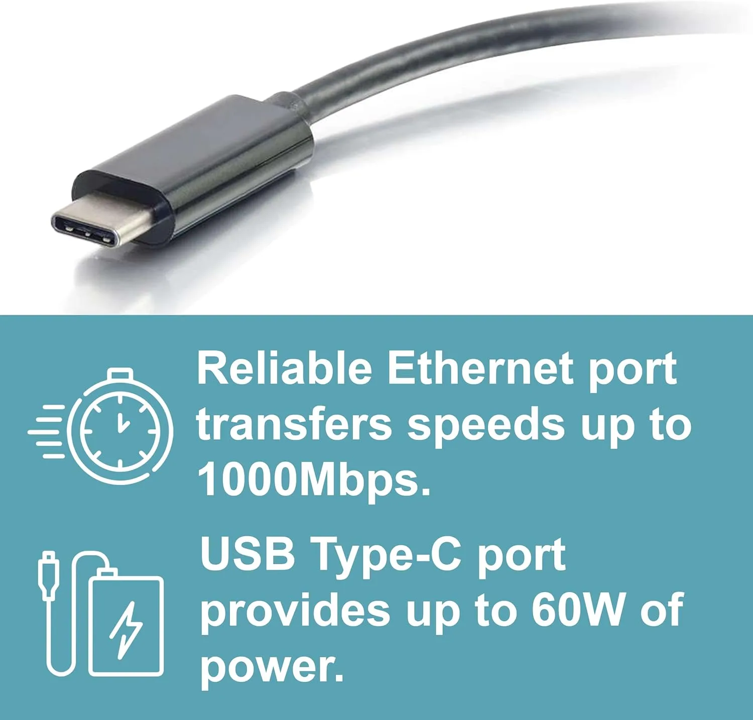 C2G USB-C to Gigabit Ethernet Adapter