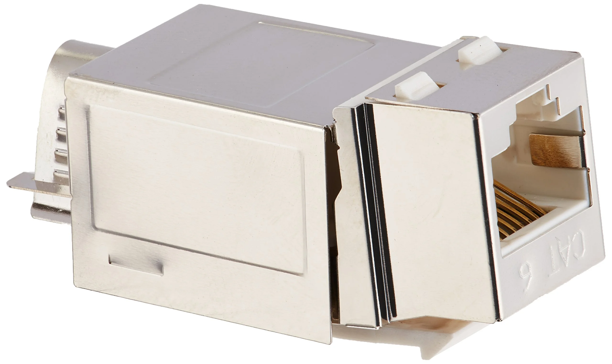 C2G/Cables to Go 35217 90° Cat6 RJ45 UTP Shielded Keystone Jack