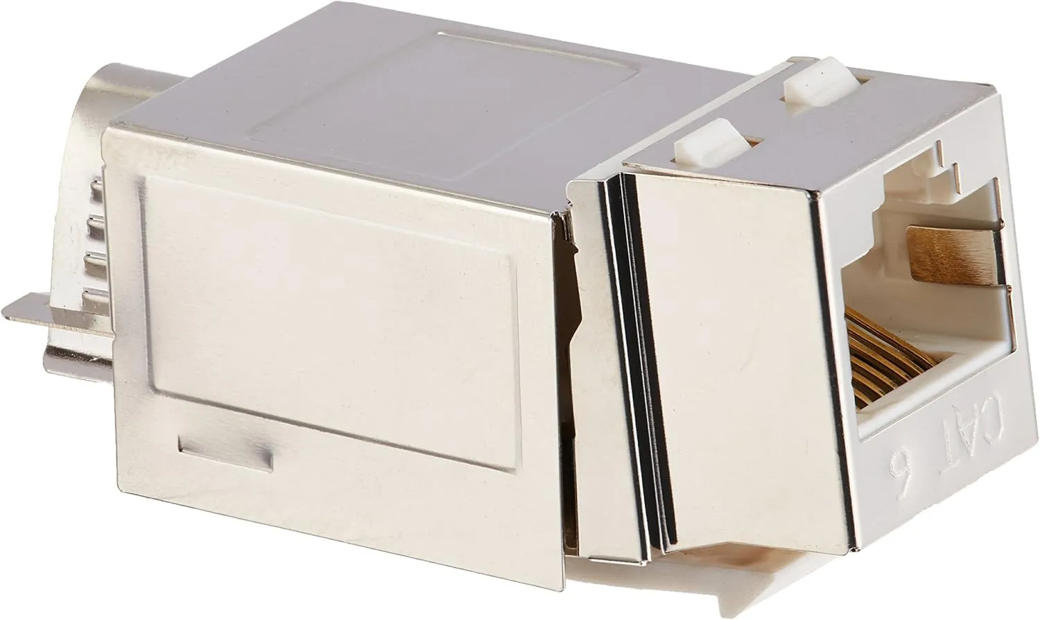C2G/Cables to Go 35217 90° Cat6 RJ45 UTP Shielded Keystone Jack