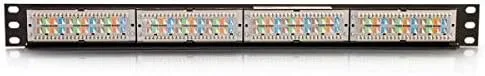 C2G 110-Type Patch Panel 19-Inch Rackmount (Cat5e/Cat6)