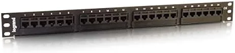 C2G 110-Type Patch Panel 19-Inch Rackmount (Cat5e/Cat6)