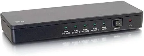 C2G HDMI Splitter 4K Ultra HD HDCP 1.4, Black