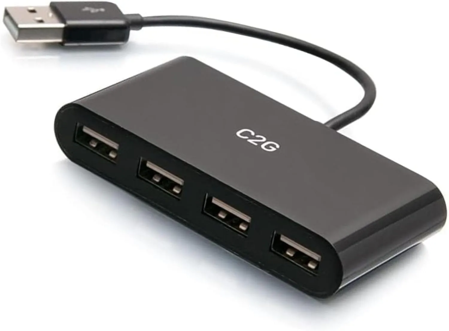 C2G 4-Port USB-A 3.0 Hub - SuperSpeed USB 5Gbps, Black (C2G54462)
