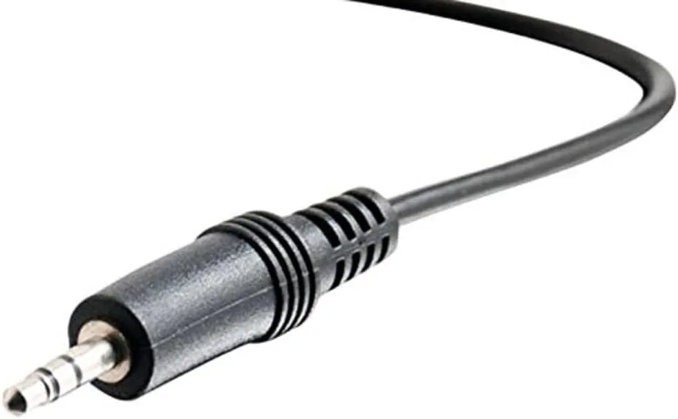 C2G Legrand 3.5mm Male to Male Cable, Stereo Audio Extension Cable, Black Auxillary Port Extension Cable