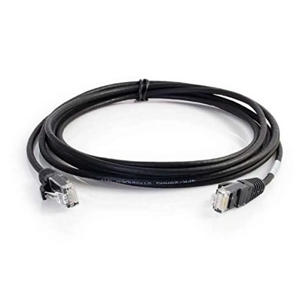 C2G/Cables to Go 01104 Cat6 Snagless Unshielded (UTP) Slim Network Patch Cable, Black (5 Feet/1.52 Meters)
