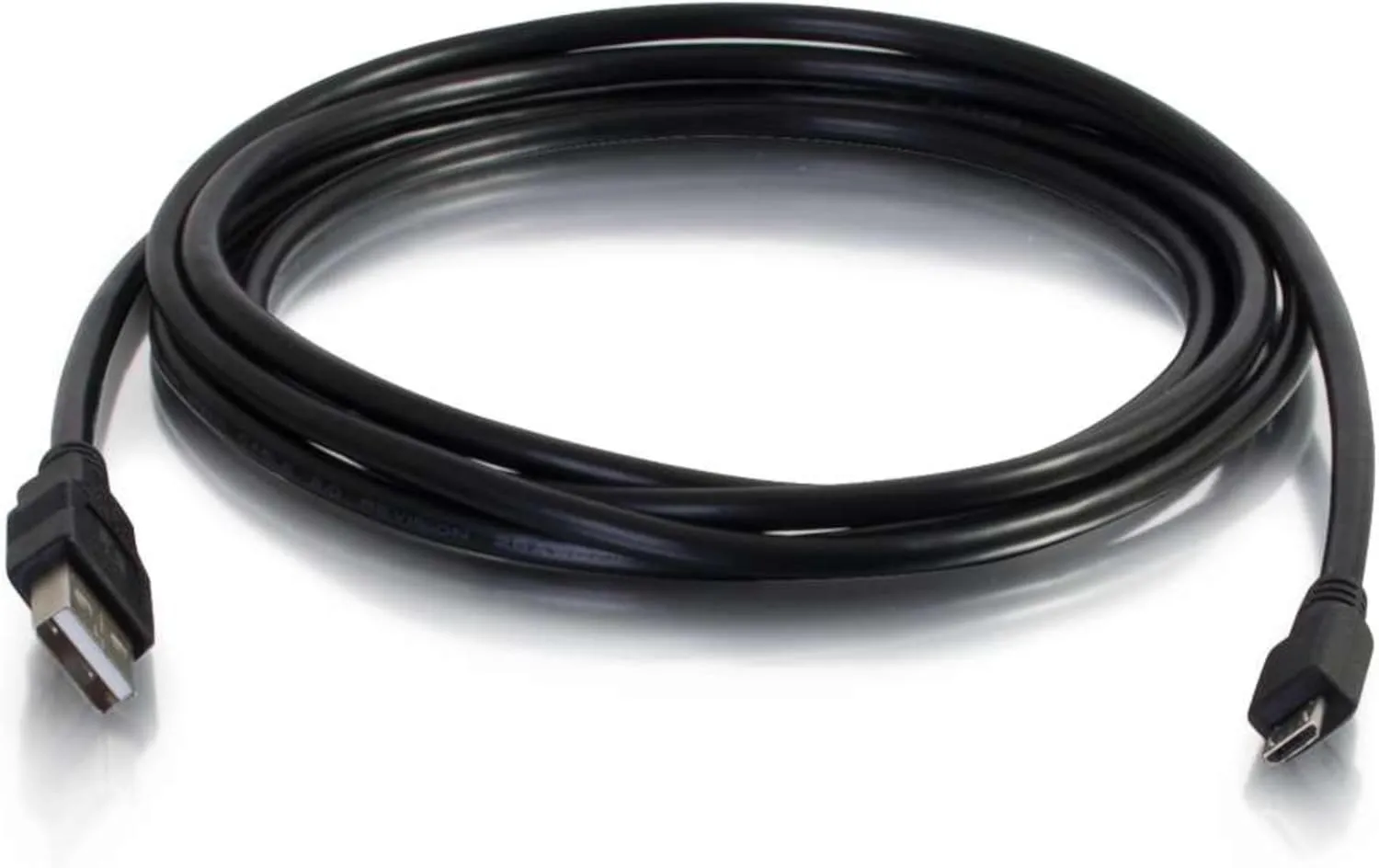 C2G Legrand USB A to B Cable, Male to Male USB Cable, Micro USB Cable, 2 Meters (6.56 Foot) Data Transfer Cable