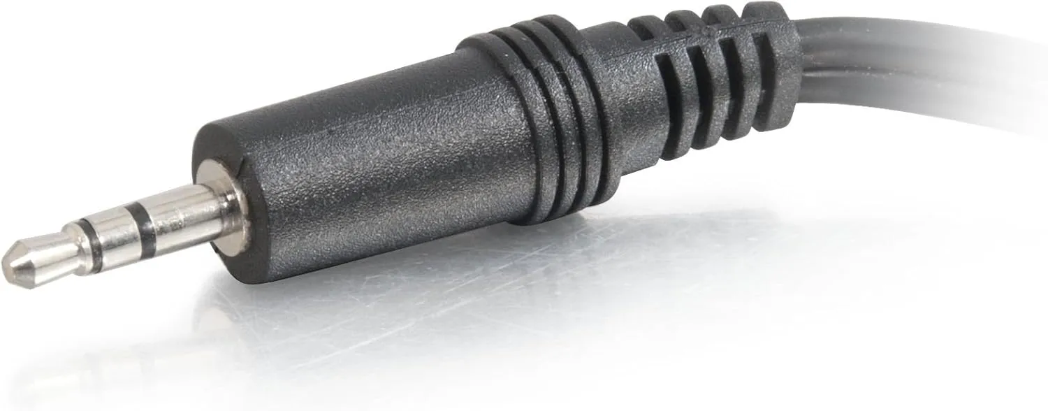 C2G 6in 3.5mm Y-Cable - 3.5mm (1) to 3.5mm (2) - M/F - Converts a 3.5mm jack to dual 3.5mm jacks