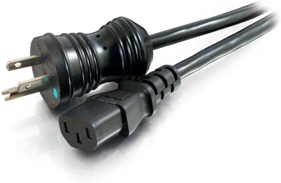 C2G Hospital-Grade Power Cord (NEMA 5-15P to IEC320C13)