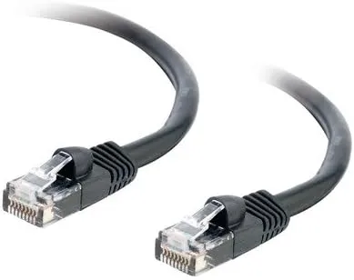 C2G 15ft Cat5e Ethernet Cable - Snagless Unshielded (UTP) - Black - RJ-45 Male to RJ-45 Male
