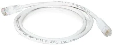 C2G CAT5E Patch Cord - 3 ft - White - RJ45 Male-to-Male (Set of 4)