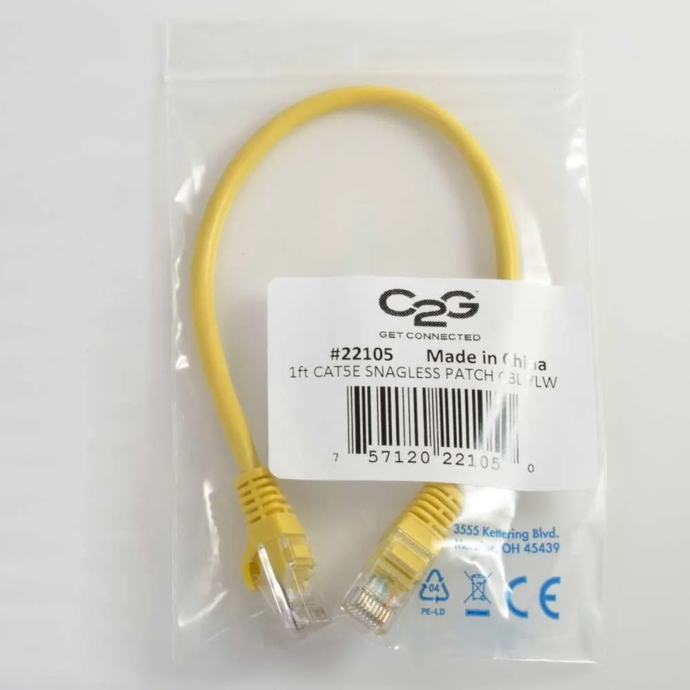 C2G Cat5e Snagless Network Patch Cable