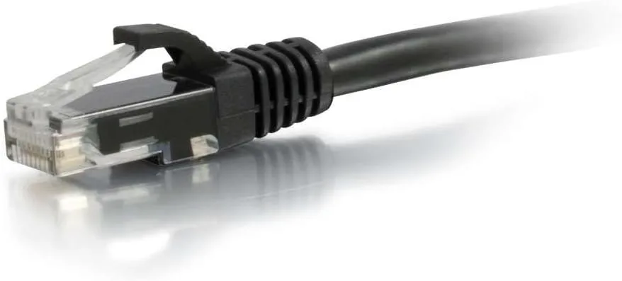 C2G / Cables To Go C2G 03986 Cat6 Cable - Snagless Unshielded Ethernet Network Patch Cable, Black (12 Feet, 3.65 Meters)
