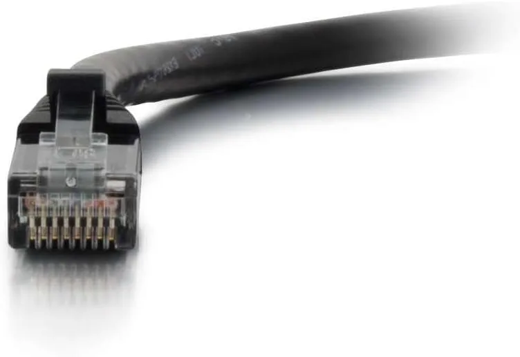 C2G / Cables To Go C2G 03986 Cat6 Cable - Snagless Unshielded Ethernet Network Patch Cable, Black (12 Feet, 3.65 Meters)