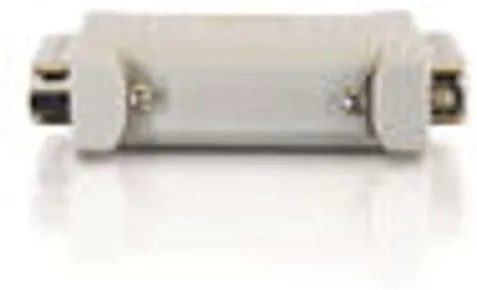C2G Legrand Null Modem Adapter, DB25 Male to Female RS232 Serial Adapter, Beige