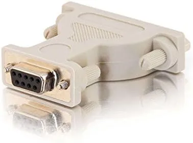 C2G 02446 DB9 Female to DB25 Male Serial RS232 Adapter, Beige 1.5 Inch