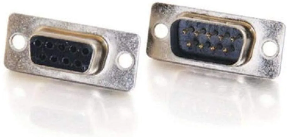 C2G 01557 DB9 Male D-Sub Solder Connector, Gold