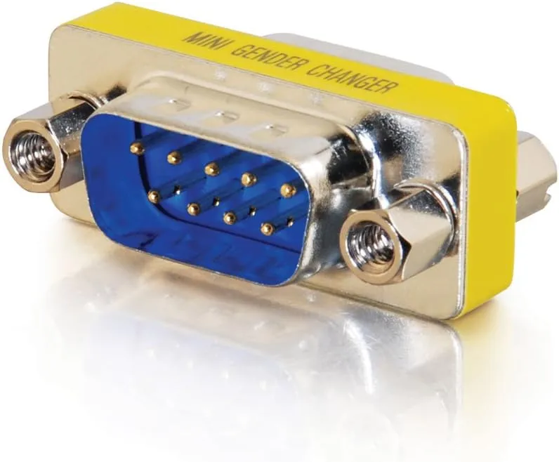 C2G/Cables to Go 02782 DB9 M/M Serial RS232 Mini Gender Changer (Coupler)