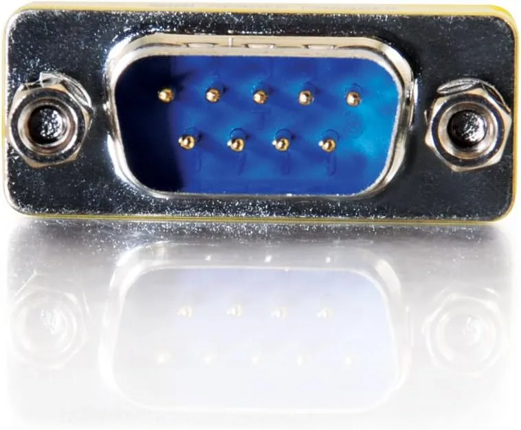 C2G/Cables to Go 02782 DB9 M/M Serial RS232 Mini Gender Changer (Coupler)