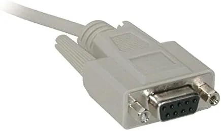 C2G 02711 DB9 M/F Serial RS232 Extension Cable, Beige (6 Feet, 1.82 Meters)