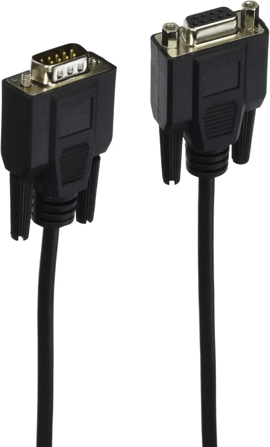 C2G/Cables to Go 52031 DB9 M/F Serial RS232 Extension Cable - Black (10 Feet)
