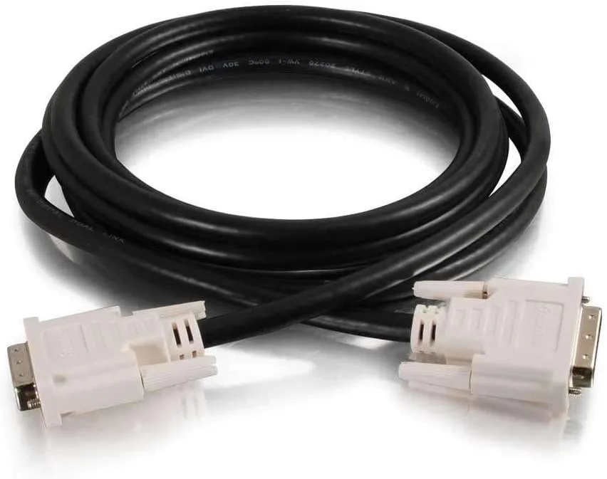 C2G Legrand DVI-D to DVI-D Video Cable, Male to Male Dual Link Digital Video Cable, Black Computer Cable