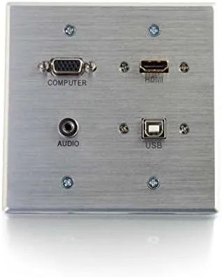 C2G Decora Wall Plates and Snap-In Keystone Inserts