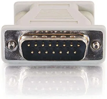 C2G 02902 Mac DB15 Male to VGA (HD15) Female Adapter, Beige