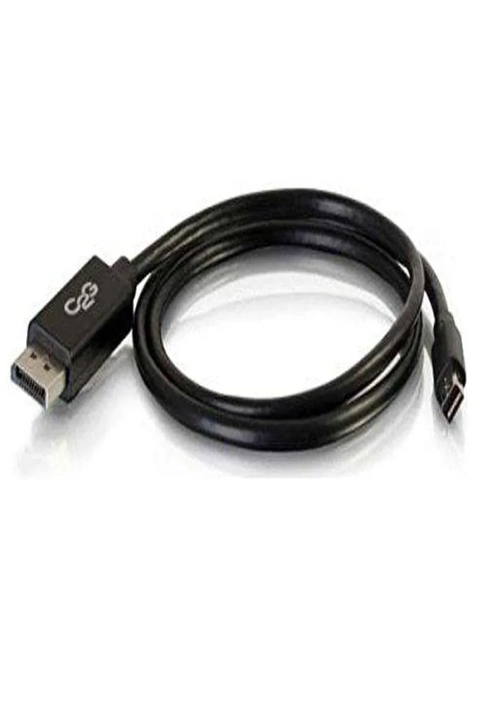 C2G Legrand Mini DisplayPort to DisplayPort Adapter, Male to Male Displayport Adapter, Black 8k Displayport Adapter