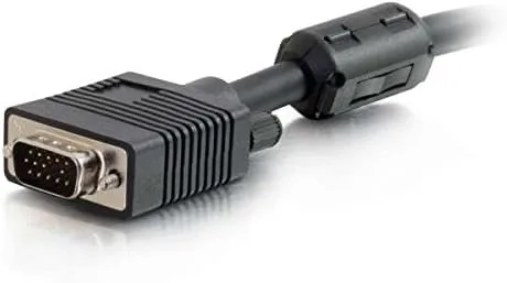 C2G Legrand RapidRun VGA Flying Lead, Multi-Format Flying Lead, Black Audio Video Cables, 1.5 Foot In-Wall Cable, 1 Count