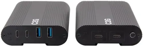 C2G Superbooster 2X4 USB Extender Switch Over Cat6a - USB 3.2 GEN1 (5Gbps)