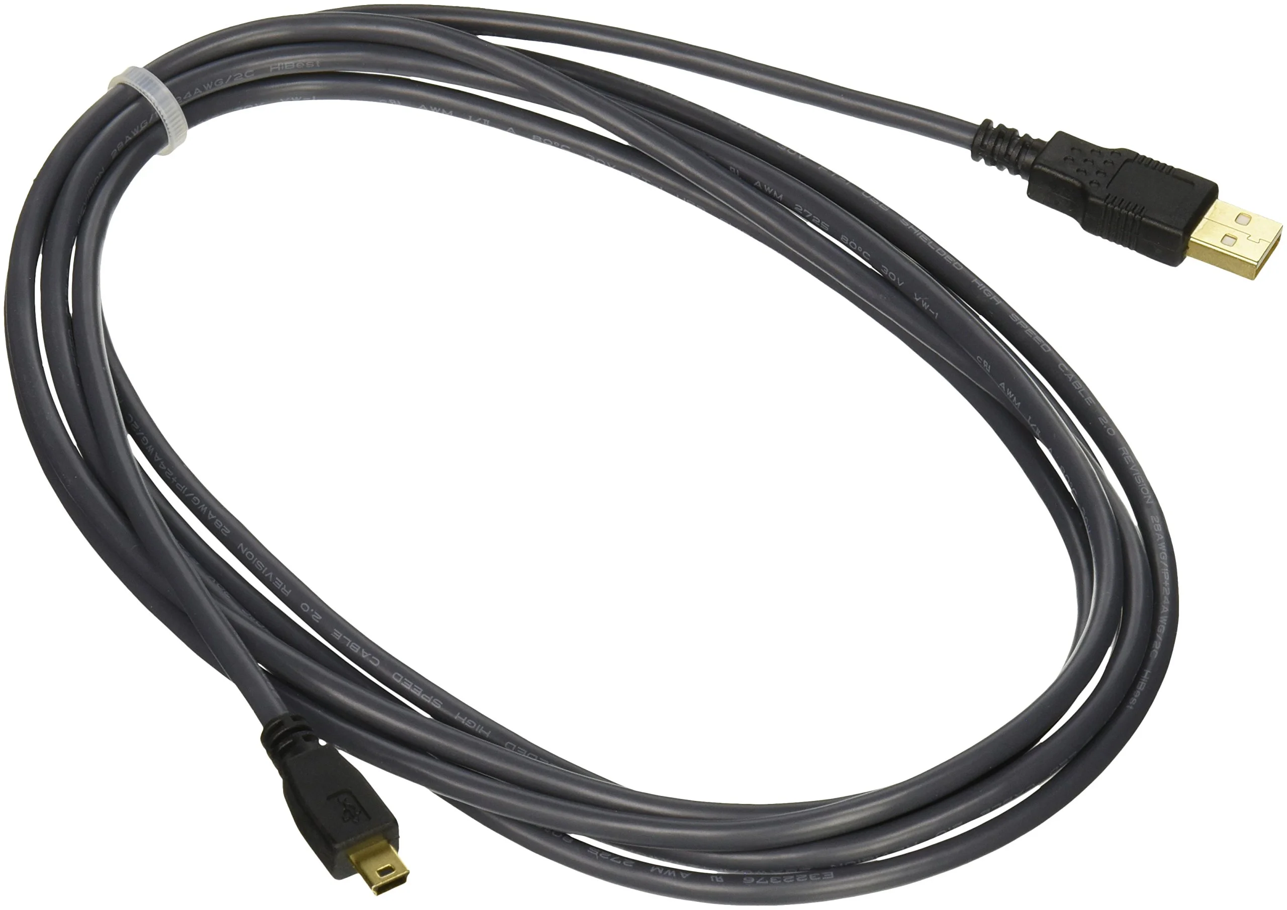Legrand - C2G USB A to B Cable, Female to Male USB Cable, USB Mini Cable, 9.84 Foot (3 Meters) Data Transfer Cable
