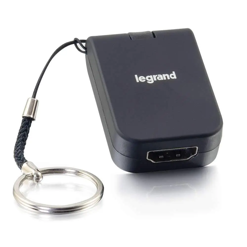 C2G USB Adapter, HDMI Adapter, USB C to HDMI, Travel Adapter, Black, Cables to Go 26872 HDMI Adapter Black