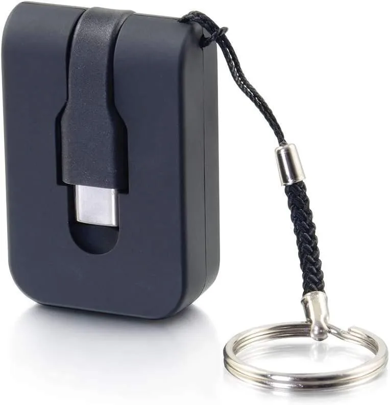 C2G USB Adapter, HDMI Adapter, USB C to HDMI, Travel Adapter, Black, Cables to Go 26872 HDMI Adapter Black