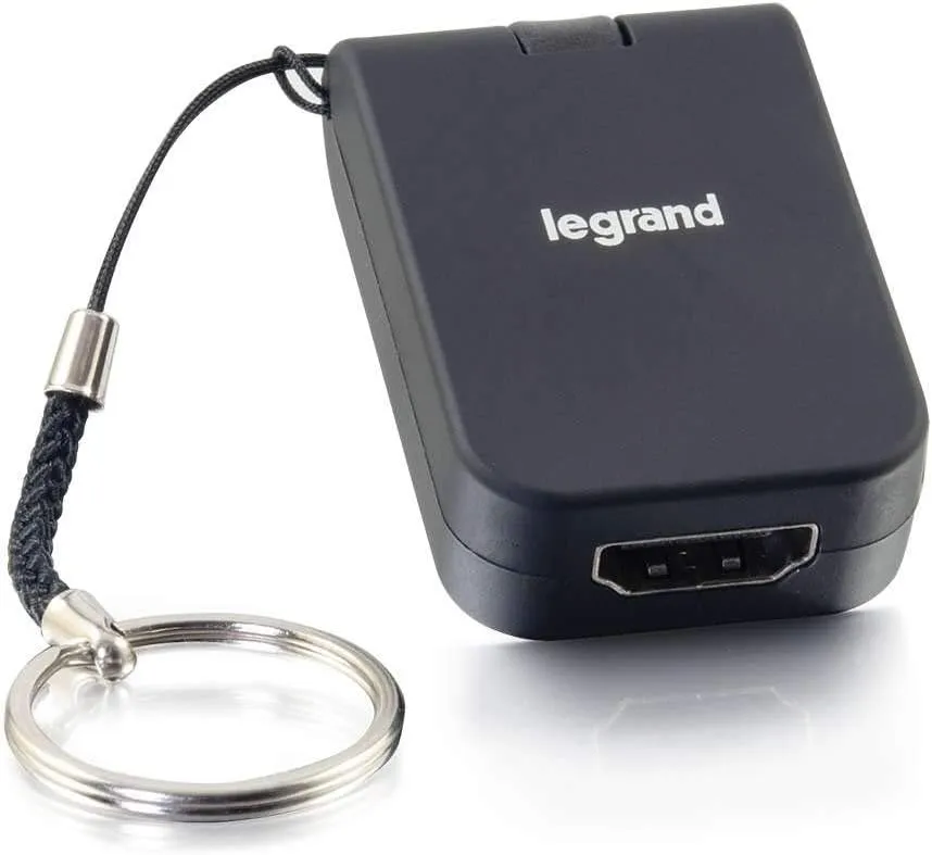 C2G USB Adapter, HDMI Adapter, USB C to HDMI, Travel Adapter, Black, Cables to Go 26872 HDMI Adapter Black