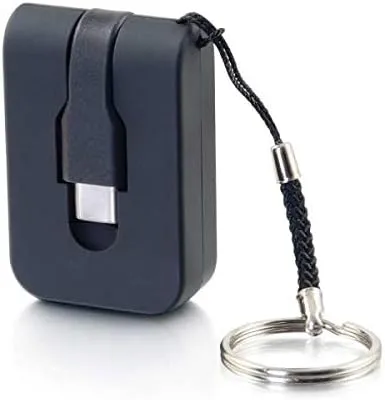 C2G USB Adapter, HDMI Adapter, USB C to HDMI, Travel Adapter, Black, Cables to Go 26872 HDMI Adapter Black