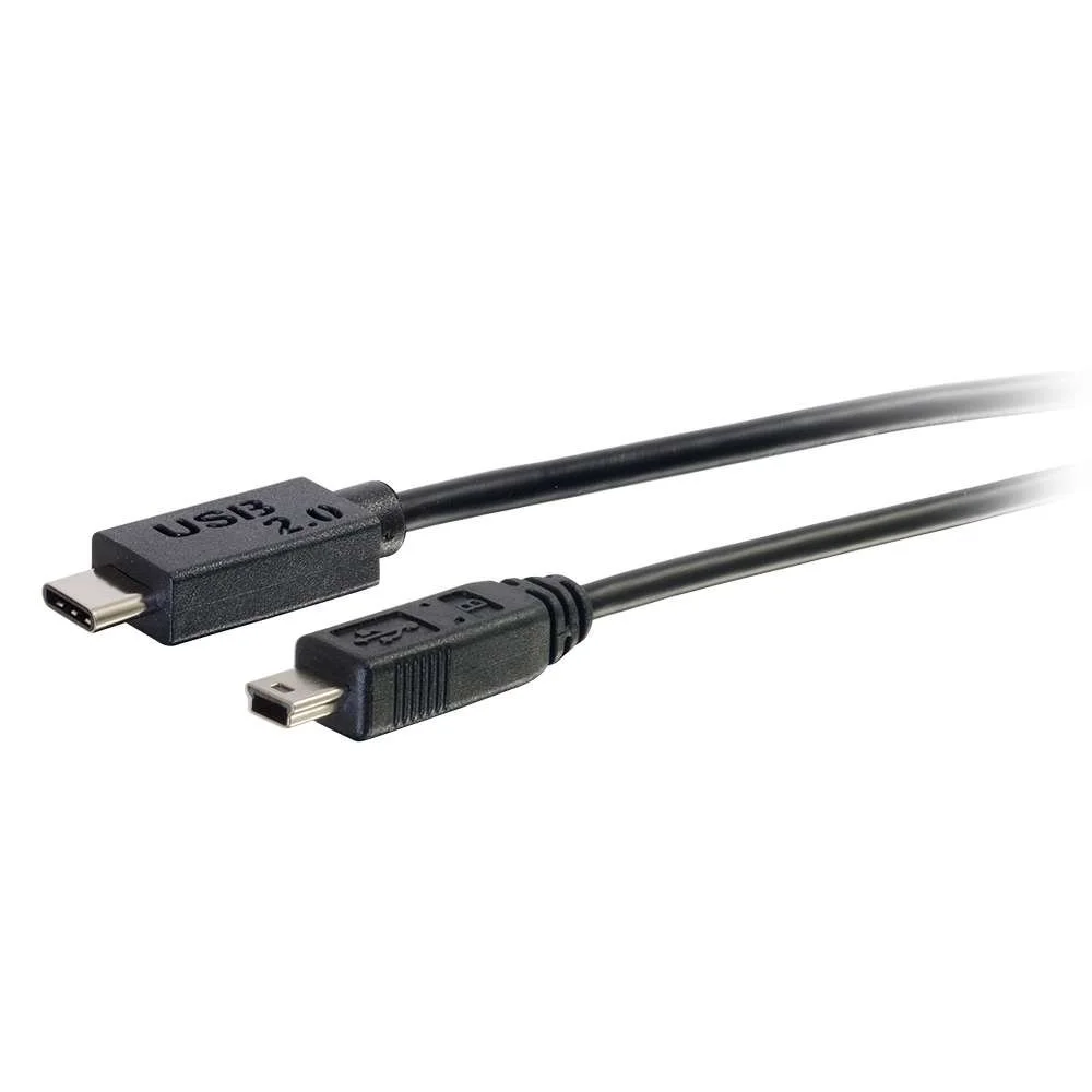 C2G USB C to Mini USB B Cable, 3ft