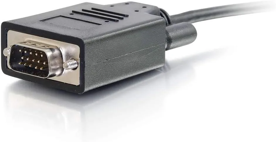 C2G USB C Cable, USB C to VGA, Video Adapter Cable, 10 Feet (3M), Cables to Go 26897, Black