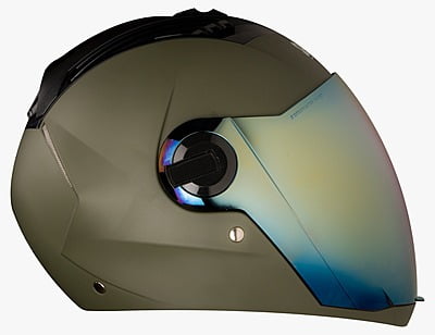 SBA-2 MATT BATTLE GREEN/GOLD VISOR 600MM