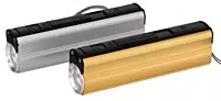 Metal Power bank with Lighter, two level Torch and blinker
