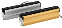Metal Power bank with Lighter, two level Torch and blinker