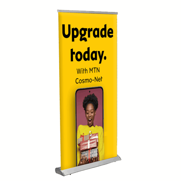 Pull Up Banner 1.2 x 2m, PVC, Complete, Executive