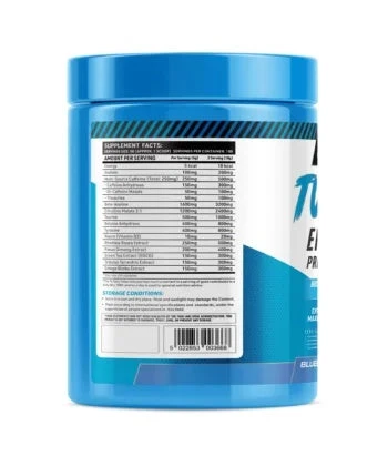 Everload Turbo Pre-Workout 100 servings | طاقة تيربو افرلود