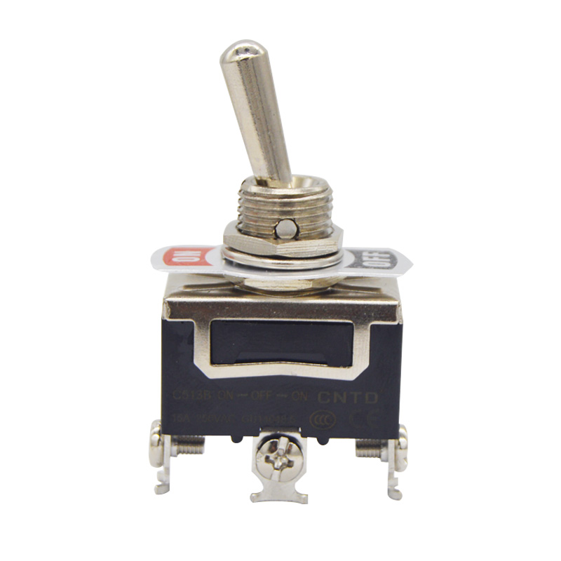 Toggle Switch Self-Reset 15A 250VAC Single Pole Double Pole Switch