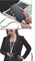 Lanyard charging cable