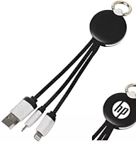 Clip-on charging cable
