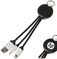 Clip-on charging cable