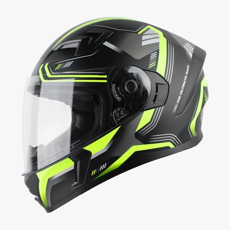 STEELBIRD SBA-21 RAPTOR ULTIMATE RACE MATT BLACK/NEON C/V (L)