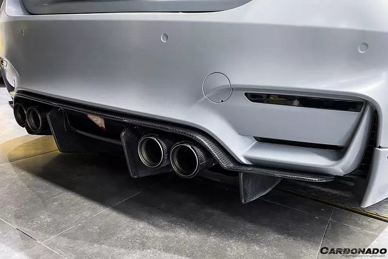 BMW M3 F80 / M4 F82 SM Style Carbon Fiber Rear Diffuser & Lip Kit (2014β2020)