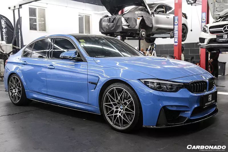 BMW M3 F80 & M4 F82 MP Style Carbon Fiber Side Skirts Under Boards (2014β2020)